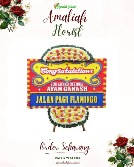 Sewa Papan Bunga Gedung Rejo Sakti